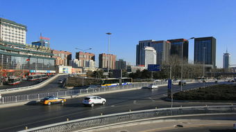 北京城鄉貿易中心拍街景